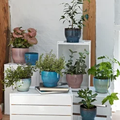 Knabstrup Keramik Knabstrup outdoor flower pot Ø14.5 cm, Pink Outlet