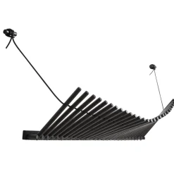 Woud Knaegt hanger, painted oak Black
