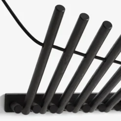 Woud Knaegt hanger, painted oak Black