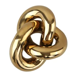 Cooee Design Knot Table large decoration, Light Gold Gold-coloured Clearance