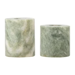 Bloomingville Kokoro candle holder 2 parts, marble Green Online