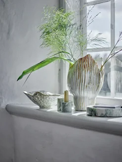 Bloomingville Kokoro candle holder 2 parts, marble Green Online