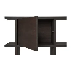 Ferm Living Kona bookcase cabinet insert, Dark Stained Brown Best