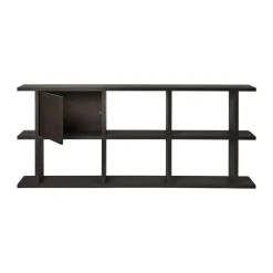 Ferm Living Kona bookcase cabinet insert, Dark Stained Brown Best