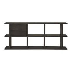 Ferm Living Kona bookcase cabinet insert, Dark Stained Brown Best