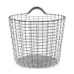 KORBO bin 16, galvanized steel Silver-coloured Best