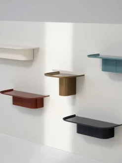 HAY Korpus 1 hook wallshelf S, Cream White Clearance