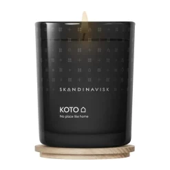 Skandinavisk Koto scented candle with lid, 200 g Black Hot