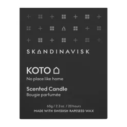 Skandinavisk Koto scented candle with lid, 65 g Black Clearance