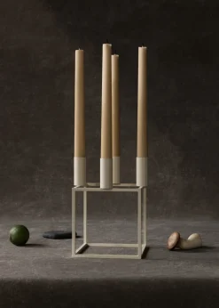 Audo Copenhagen Kubus 4 candle holder, Ivory White Best
