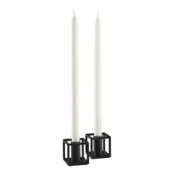 Audo Copenhagen Kubus Micro candle holder 2-pack, Black Outlet