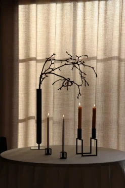 Audo Copenhagen Kubus Micro candle holder 2-pack, Black Outlet