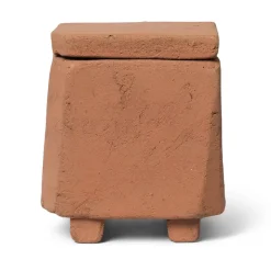 Ferm Living Kurinu scented candle 40 h, Terracotta Red Sale