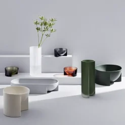 Iittala Kuru ceramic bowl 7.5x37 cm, light Grey New