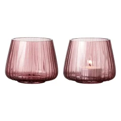 Bitz Kusintha tea light holder 7.5 cm 2-pack, Pink Outlet