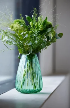 Bitz Kusintha vase 22 cm, Green Outlet