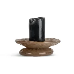 Byon Lara candle holder XS 9 cm, Black-beige BlackBeige Hot