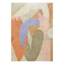 Paper Collective Las Danzantes 01 poster, 50x70 cm OrangeBeigeBlue