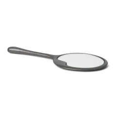 Ferm Living Lava hand mirror, Blackened Aluminium Grey Sale