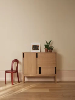Design House Stockholm Layer sideboard, Oak, 120x110, with legs Beige Outlet