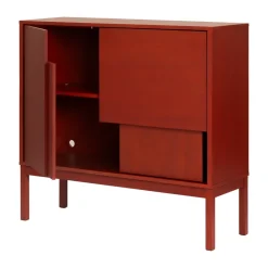 Design House Stockholm Layer sideboard, , 120x110, with legs Red Best