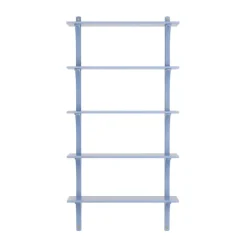 Swedese Levi shelf 5 shelves, ILKE -brass, 90 cm Blue Online