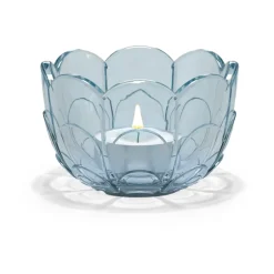 Holmegaard Lily candle holder Ø7 cm, iris Blue Online