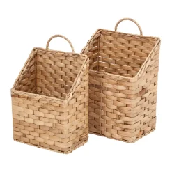 Dixie Lily wall basket 2 pieces, Natural Beige Discount