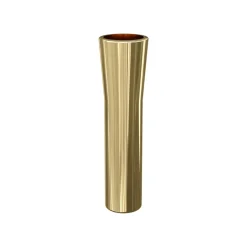 LIND DNA Lind Curve combinable candle sticks 24K gold plated, Single Gold-coloured New