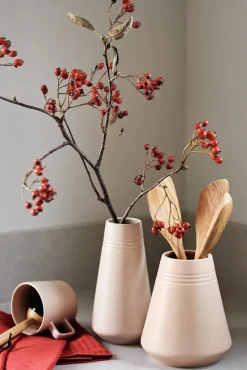 NJRD Lines vase 22 cm, Beige Online