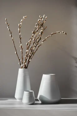 NJRD Lines vase 18 cm, White Sale
