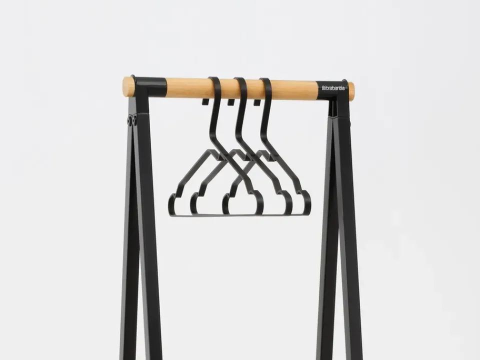 Brabantia Linn clothes rack compact, Black New