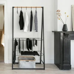 Brabantia Linn clothes stand large, Black