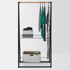 Brabantia Linn clothes stand large, Black