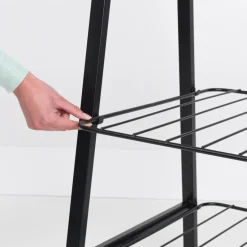 Brabantia Linn clothes stand small, Black Hot