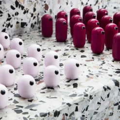 Normann Copenhagen Little Bird colour, magenta, 5 cm Pink Hot