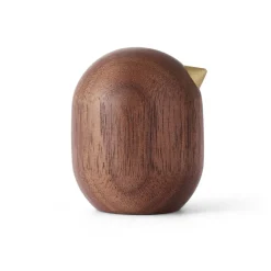 Normann Copenhagen Little Bird figure walnut, 4.5 cm Brown Online