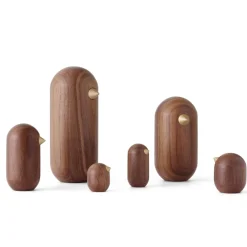 Normann Copenhagen Little Bird figure walnut, 10 cm Brown Online