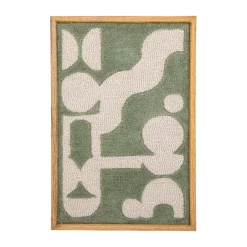 Bloomingville Longton wall decoration 45x65 cm, Green Hot