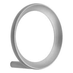 Normann Copenhagen Loop hook medium Ø7.8 cm, Brushed Zinc Silver-coloured Discount