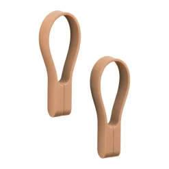 Zone Denmark Loop towel hanger magnet 2-pack, Mandarine Orange New