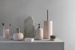Mette Ditmer Lotus ceramic toilet brush, Powder rose Pink Outlet