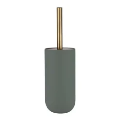 Mette Ditmer Lotus ceramic toilet brush, Frost green GreenGold-coloured New