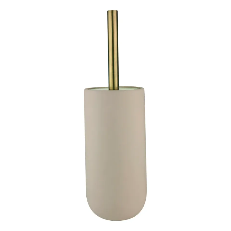 Mette Ditmer Lotus ceramic toilet brush, Sand Beige Clearance