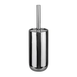 Mette Ditmer Lotus ceramic toilet brush, Chrome Silver-coloured Clearance