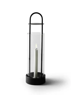Design House Stockholm Lotus hurricane lantern, Black Best