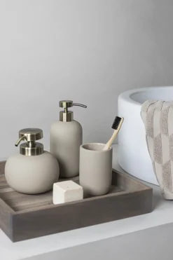 Mette Ditmer Lotus soap dispenser high, Sand Beige Sale