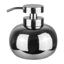 Mette Ditmer Lotus soap dispenser low, Chrome Silver-coloured Discount