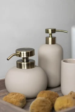 Mette Ditmer Lotus soap dispenser, Sand (off-) White Clearance