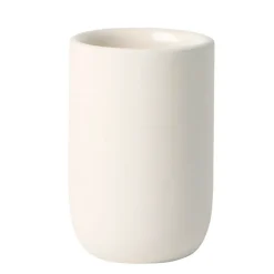 Mette Ditmer Lotus tooth brush holder, sand White